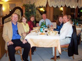 Italy: (left to right) Jay & Karen Ott, Ruth & Jay Ott, Cathey & Jim Watts